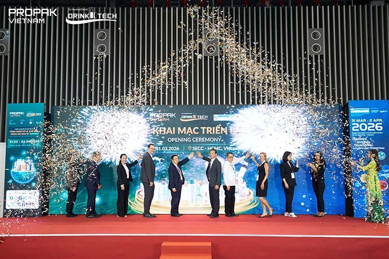 Khai mạc 3 triển lãm quốc tế cùng lúc tại TP Hồ Chí Minh ngày 31/3 thu hút nhiều doanh nghiệp tham gia.