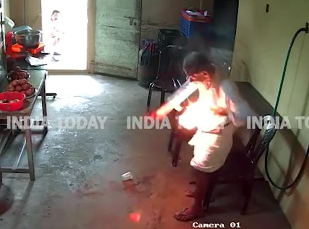 Điện thoại phát nổ trong túi áo, cụ ông 70 tuổi thoát nạn trong gang tấc