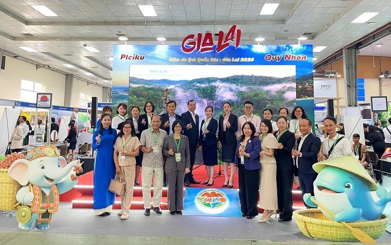 Đoàn công tác tỉnh Gia Lai tham gia Hội chợ Du lịch Quốc tế Việt Nam - VITM Hà Nội 2026.