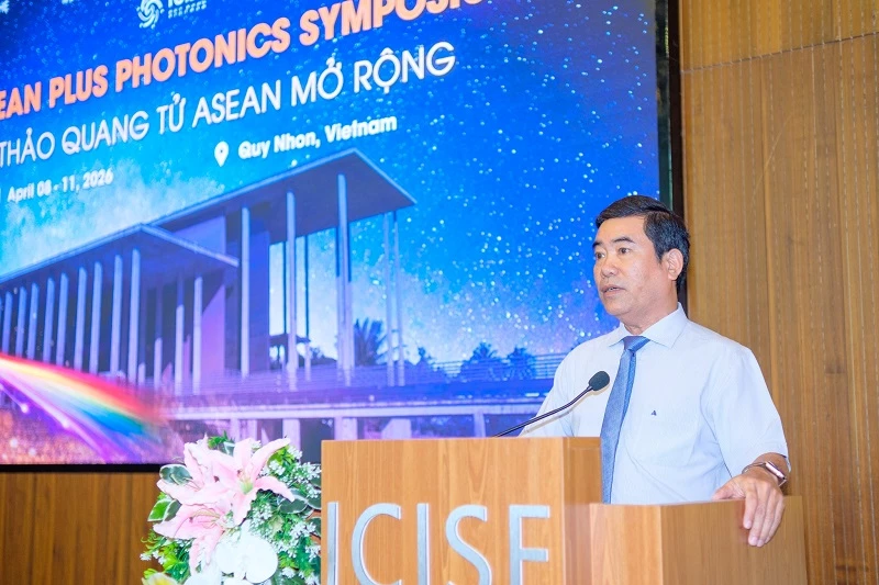 TS Nguyễn Hữu Hà - Phó Giám đốc Sở Khoa học và Công nghệ tỉnh Gia Lai, phát biểu khai mạc.