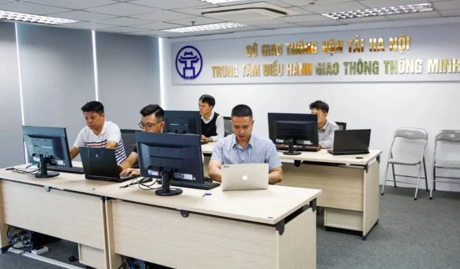 Trung tâm điều hành Giao thông thông minh của Thành phố Hà Nội. Trung tâm điều hành Giao thông thông minh của Thành phố Hà Nội.