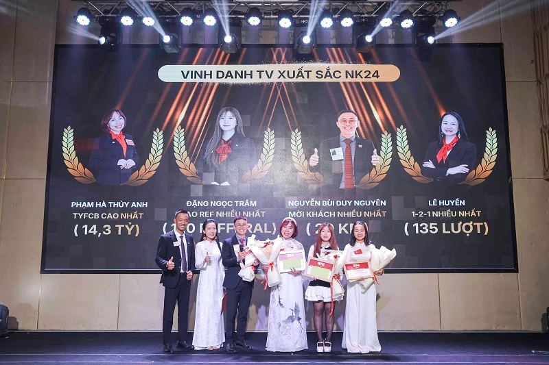 Vinh danh các thành viên tiêu biểu với những đóng góp cụ thể, đo đếm được bằng hiệu quả kết nối trong nhiệm kỳ 24.