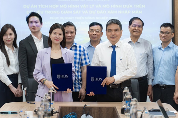 VinFuture kích hoạt 'lá chắn số' chống xâm nhập mặn tại Đồng bằng sông Hồng