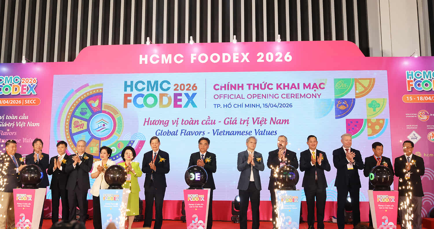 Khai mạc Triển lãm quốc tế ngành lương thực, thực phẩm TP Hồ Chí Minh lần thứ 5