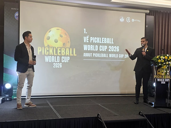 Họp báo giới thiệu giải Pickleball World Cup 2026 sẽ diễn ra tại Đà Nẵng.