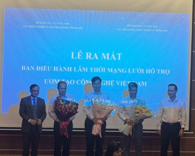 Ra mắt Ban Điều hành lâm thời Mạng lưới Vườn ươm Khoa học Công nghệ Việt Nam