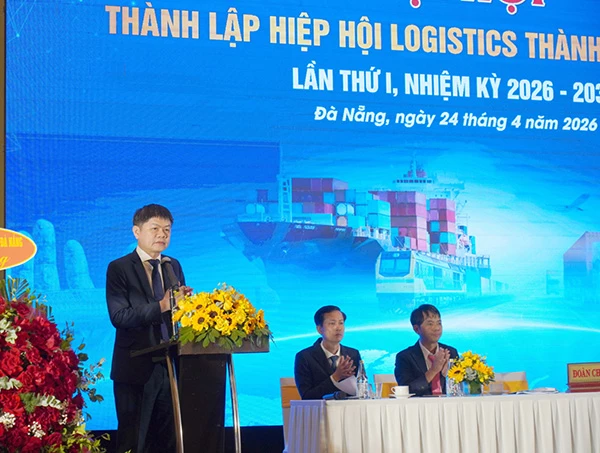 Ông Trần Lê Tuấn phát biểu tại Đại hội.