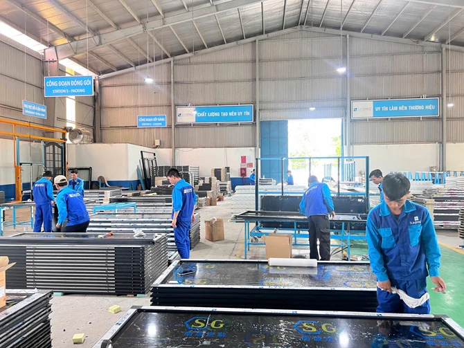   Nhà máy sản xuất của Công ty SUNSPACE.