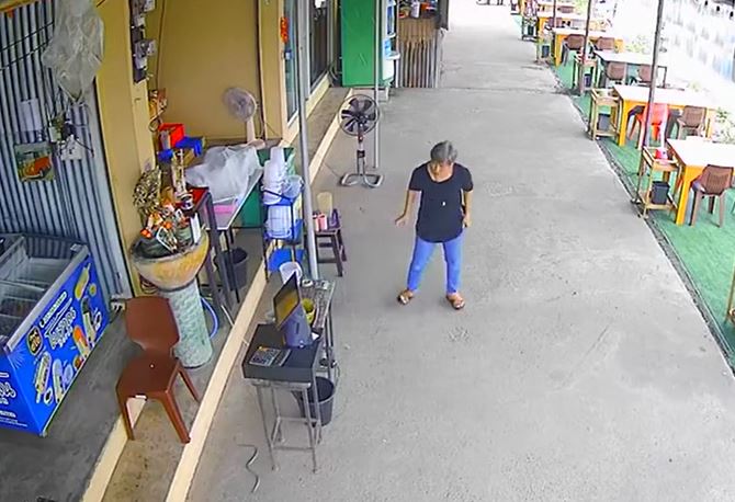 Đang bày đồ trên bàn thờ, người phụ nữ thót tim khi rắn bất ngờ lao thẳng vào người