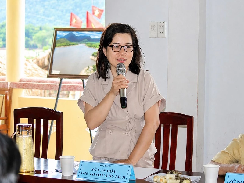 bà Nguyễn Thị Kim Chung – Phó Giám đốc Sở Văn hóa, Thể thao và Du lịch (VHTT&DL) tỉnh Gia Lai 