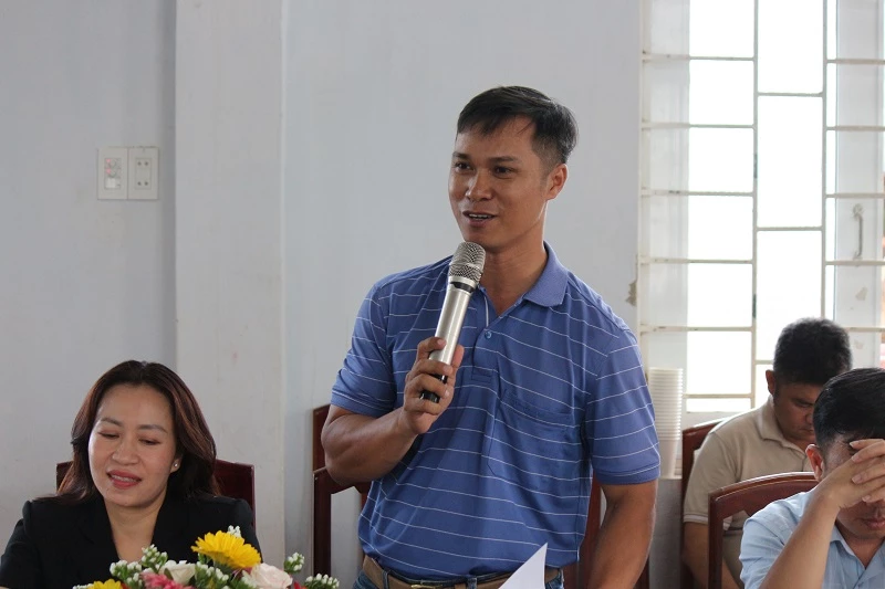 Ông Phạm Hoàng Trực – Giám đốc Công ty Gotour Travel, trao đổi tại hội thảo.