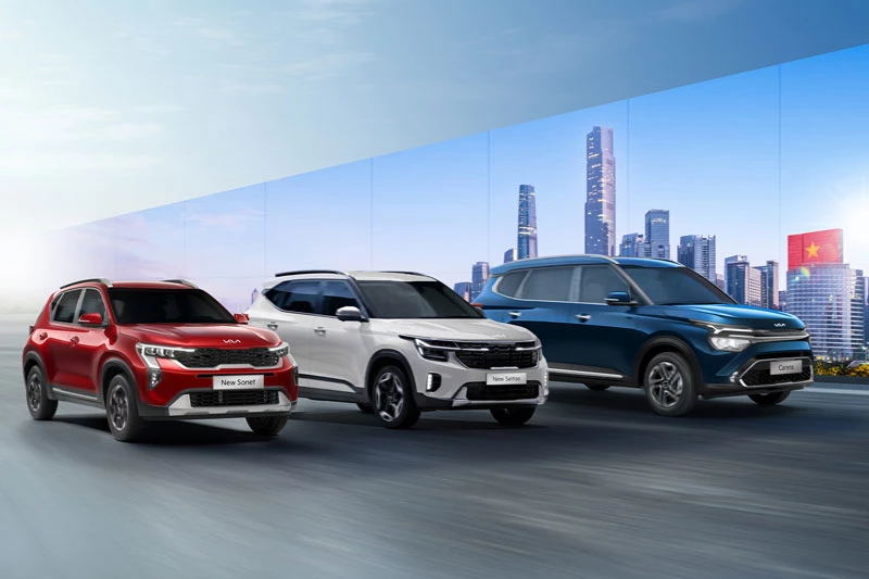 Nhiều mẫu xe Kia giảm giá tại Việt Nam.