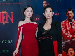 Siêu mẫu Xuân Lan, Ngọc Trinh mặc lộng lẫy lên thảm đỏ