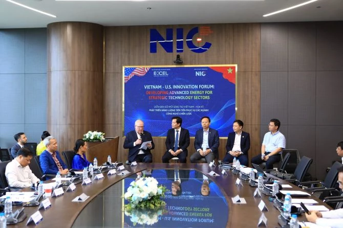 Quang cảnh buổi tọa đàm. Ảnh: NIC.
