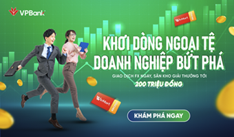 VPBank triển khai chương trình tri ân doanh nghiệp SME giao dịch ngoại tệ