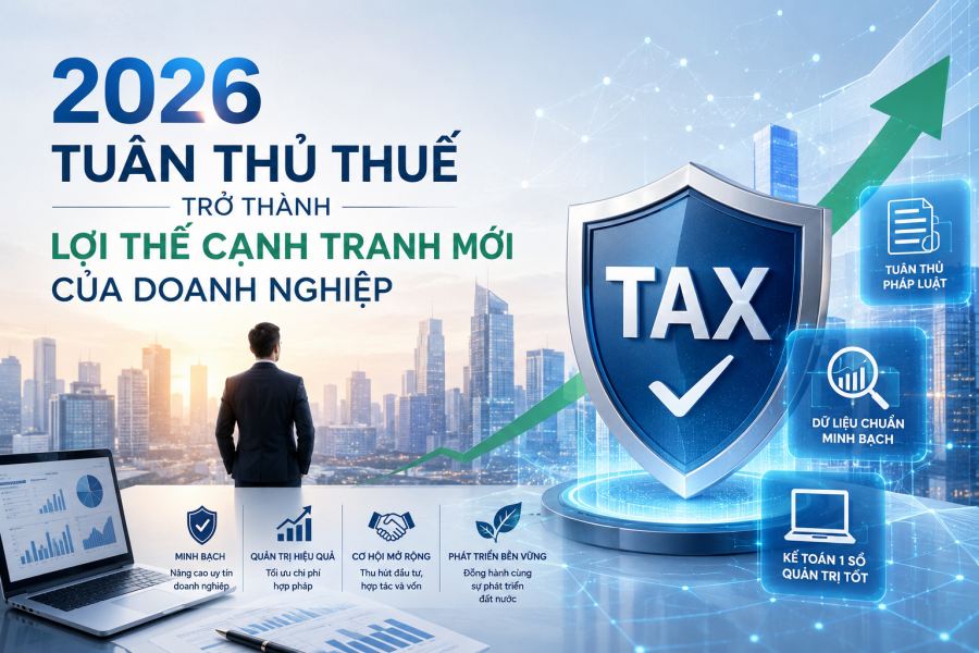 Tuân thủ thuế trở thành 'vũ khí' cạnh tranh mới của doanh nghiệp năm 2026