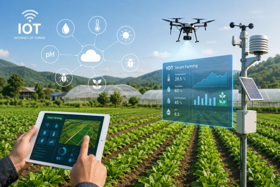 Công nghệ IoT thúc đẩy quá trình chuyển đổi số trong nông nghiệp