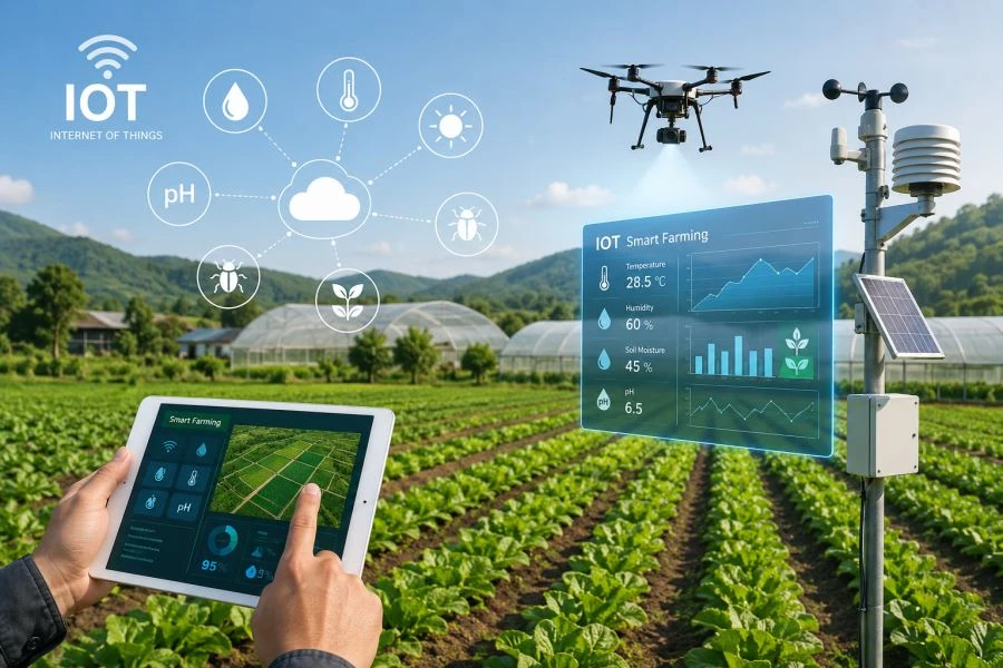 Ứng dụng IoT mở ra nhiều cơ hội cho nông nghiệp công nghệ cao