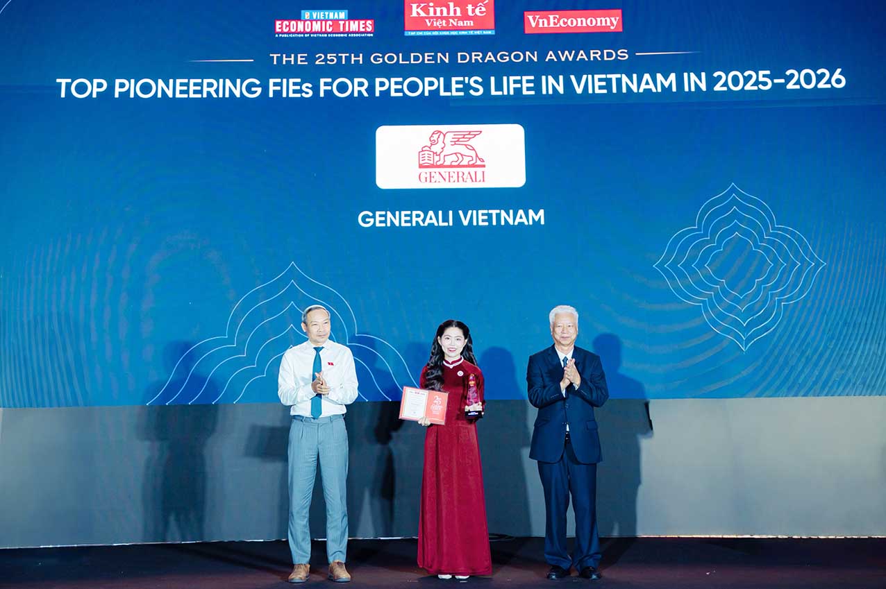 Giải thưởng Rồng Vàng 2026 vinh danh Generali Việt Nam