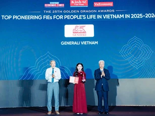 Giải thưởng Rồng Vàng 2026 vinh danh Generali Việt Nam