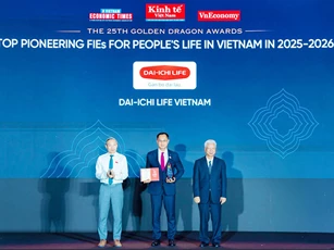 Dai-ichi Việt Nam nhận giải Rồng Vàng 2026.