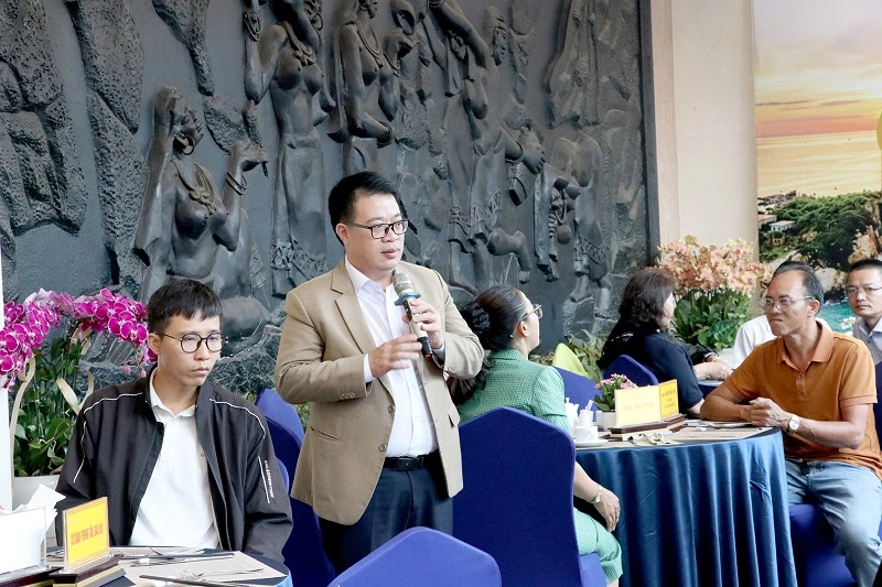 Phó Chủ tịch UBND tỉnh Lâm Đồng Nguyễn Ngọc Phúc phát biểu tại chương trình.