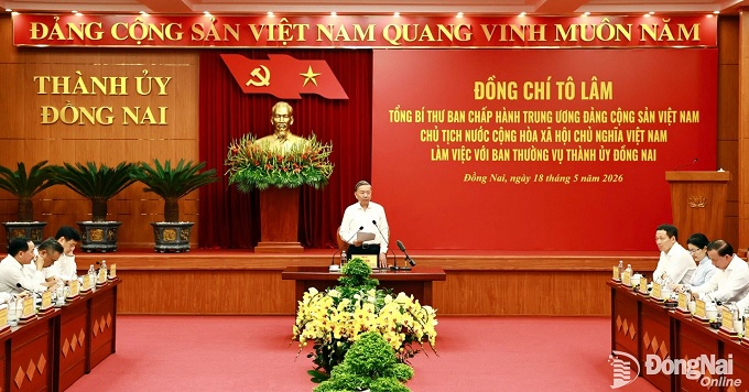 Tổng Bí thư, Chủ tịch nước Tô Lâm: Kiến tạo mô hình tăng trưởng mới cho TP Đồng Nai
