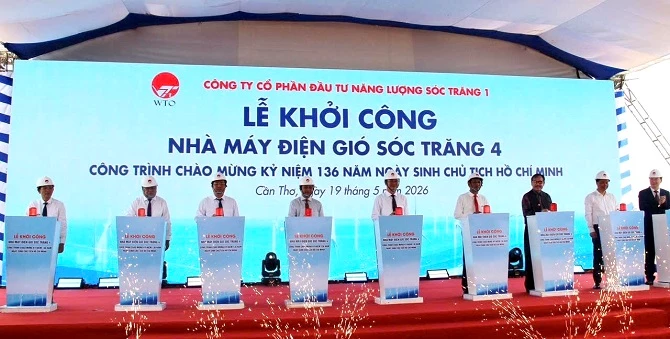 Ảnh 4- Lễ khởi công nhà máy điện gió Sóc Trăng 4 (Cần Thơ).
