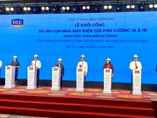 Cần Thơ khởi công 2 dự án điện gió hơn 23.000 tỷ đồng