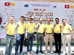 Giải golf doanh nhân Nghệ Tĩnh: Gắn kết doanh nhân, lan tỏa giá trị cộng đồng