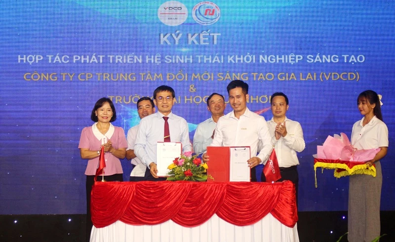 VDCD Gia Lai đã ký kết biên bản ghi nhớ hợp tác (MoU) với Sở KH&CN tỉnh Gia Lai, Trường Đại học Quy Nhơn 