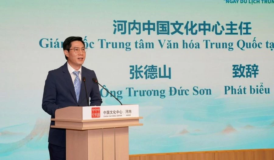 Giám đốc Trung tâm Văn hóa Trung Quốc tại Hà Nội Trương Đức Sơn 