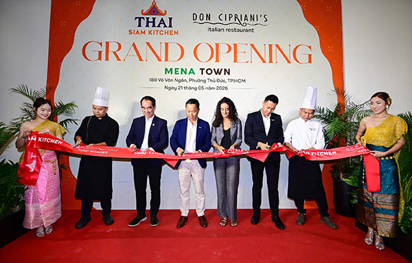 Khai trương hai nhà hàng quốc tế thuộc hệ thống Menas tại Mena Town Thủ Đức 