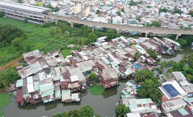 TP Hồ Chí Minh di dời 40.000 căn nhà trên và ven kênh rạch