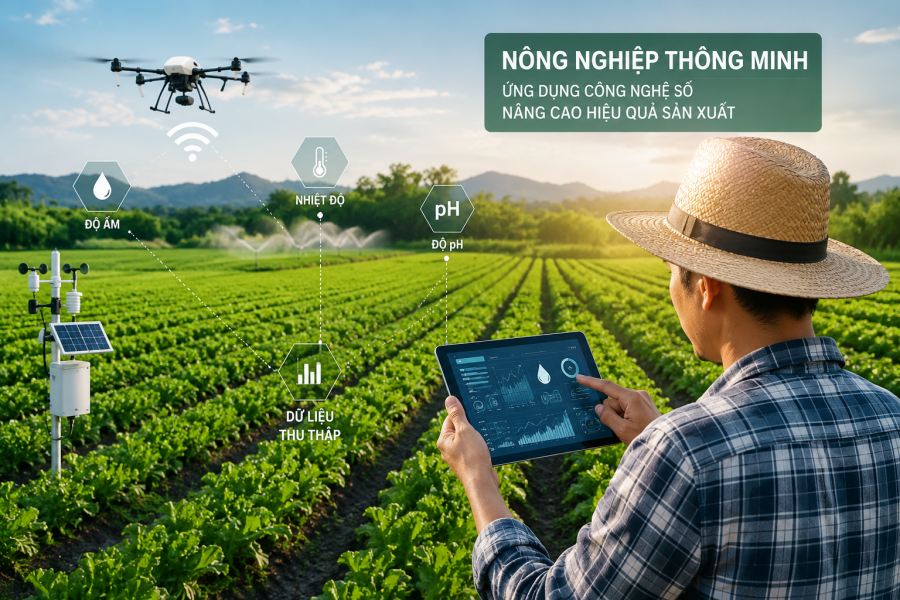 Công nghệ số giúp thay đổi phương thức sản xuất nông nghiệp