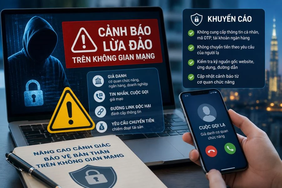 TP.HCM tăng cường cảnh báo, nâng cao kỹ năng phòng tránh lừa đảo trên không gian mạng