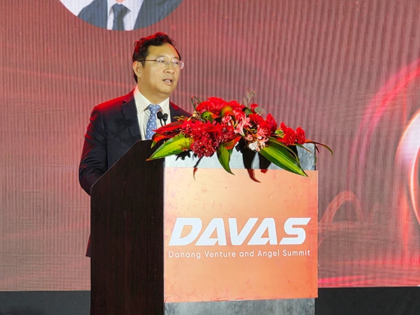 Viện trưởng Viện đổi mới sáng tạo Quốc gia Phạm Hồng Quất phát biểu tại DAVAS 2026. Viện trưởng Viện đổi mới sáng tạo Quốc gia Phạm Hồng Quất phát biểu tại DAVAS 2026.