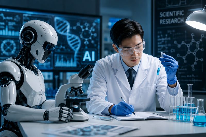 AI hỗ trợ nghiên cứu, nhưng không thay thế con người trong khoa học