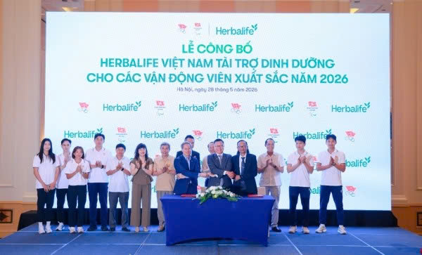 Herbalife năm thứ 14 tài trợ dinh dưỡng cho các tài năng thể thao Việt Nam