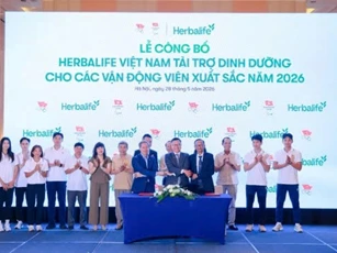 Herbalife năm thứ 14 tài trợ dinh dưỡng cho các tài năng thể thao Việt Nam