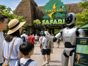 Robot AI 'Make in Vietnam' thử sức trong môi trường du lịch thực tế