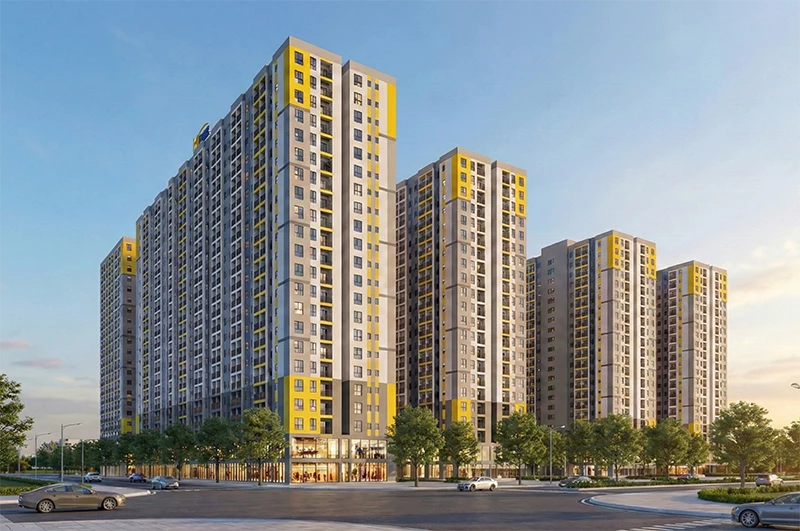 Phối cảnh dự án khu nhà ở phức hợp cao tầng phường Tam Hiệp. Phối cảnh dự án khu nhà ở phức hợp cao tầng phường Tam Hiệp.