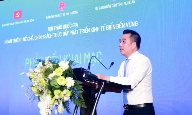 Thứ trưởng Bộ Nông nghiệp và Môi trường Đặng Ngọc Điệp.