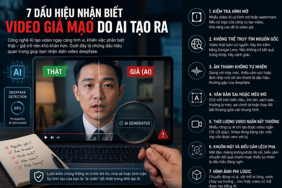 Deepfake ngày càng tinh vi, làm sao để nhận diện?
