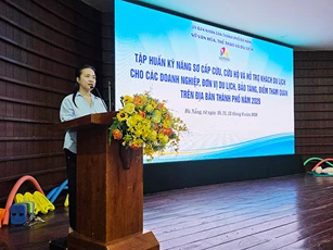 Đà Nẵng: Tập huấn nâng cao kỹ năng cấp cứu, cứu hộ khách du lịch