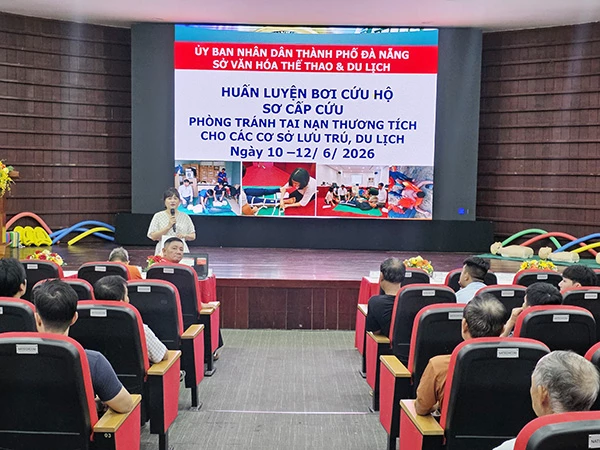 Khoá tập huấn được Sở VH-TT&DL Đà Nẵng tổ chức miễn phí.