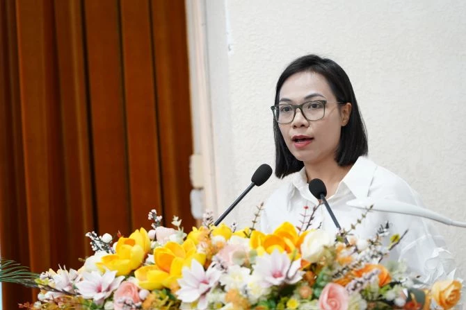 Bà Nguyễn Thuý Anh - Phó trưởng phòng Chuyển đổi số, Cục Thương mại điện tử và Kinh tế số, Bộ Công Thương.