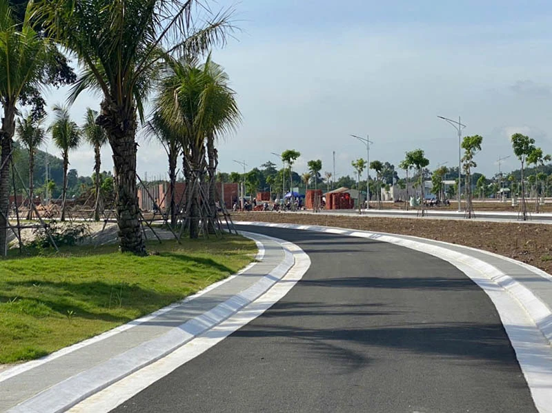 Dự án nhà ở xã hội của Công ty TNHH Lan Anh đang triển khai tại Bà Rịa Vũng Tàu (cũ).