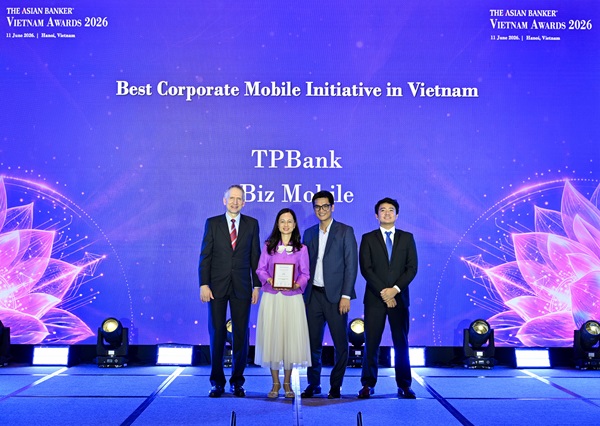 Lập hattrick tại The Asian Banker 2026: Dấu ấn công nghệ của TPBank trong dòng chảy kinh tế số 