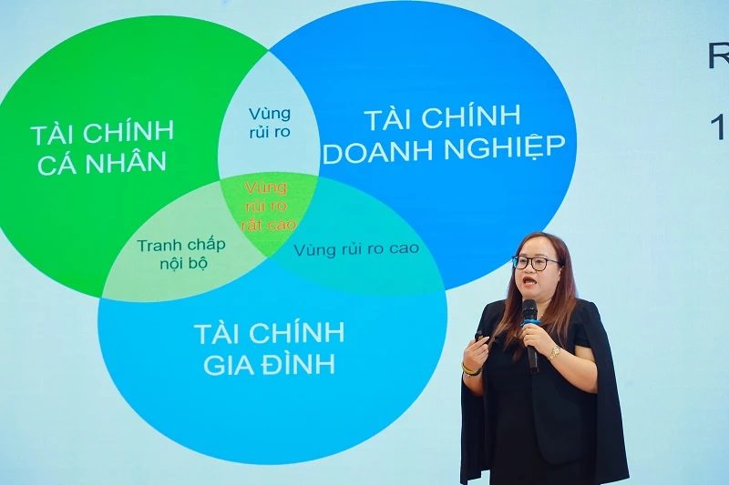 bà Vũ Minh Ngọc – Phó Tổng Giám đốc Dịch vụ Tư vấn thuế Deloitte Việt Nam, chia sẻ thông tin.